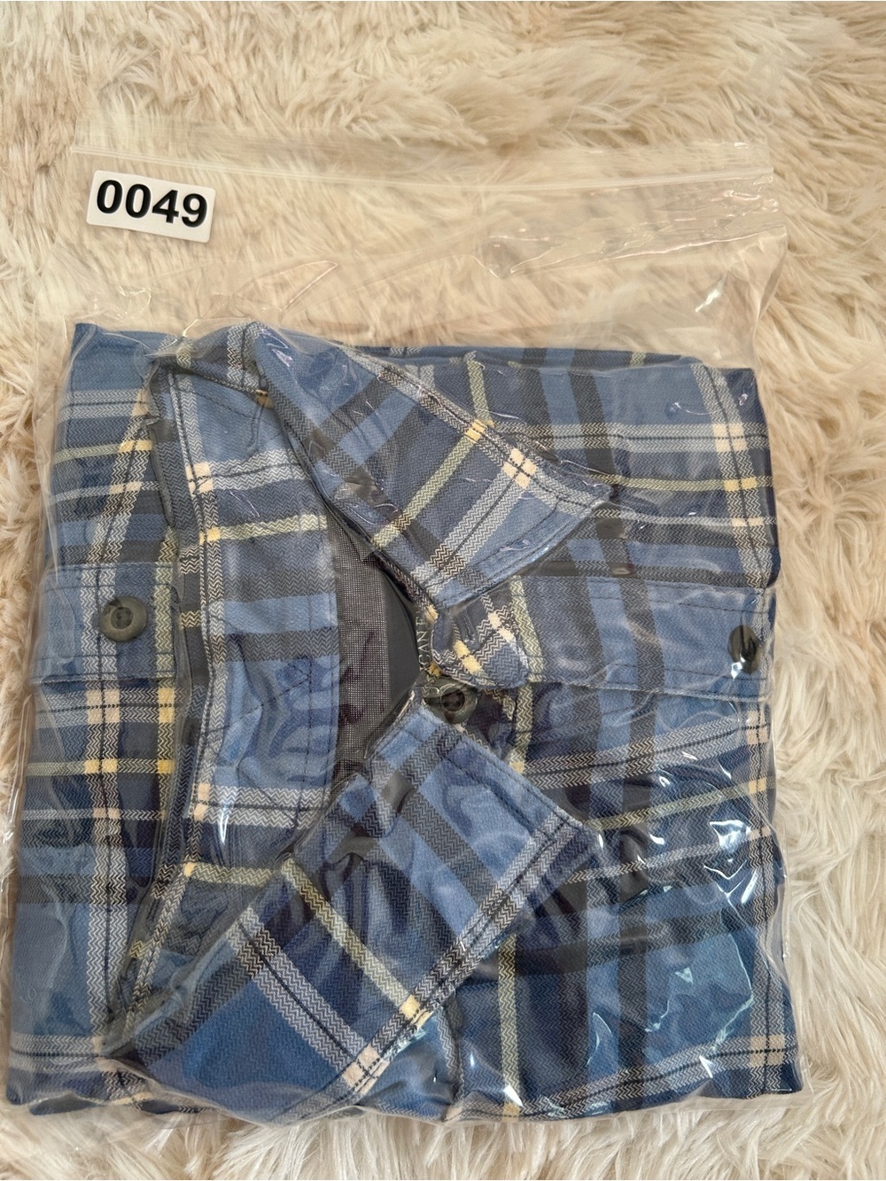 American Eagle Outfitters Blue Plaid Button-Down Shirt - Picture 11 of 11